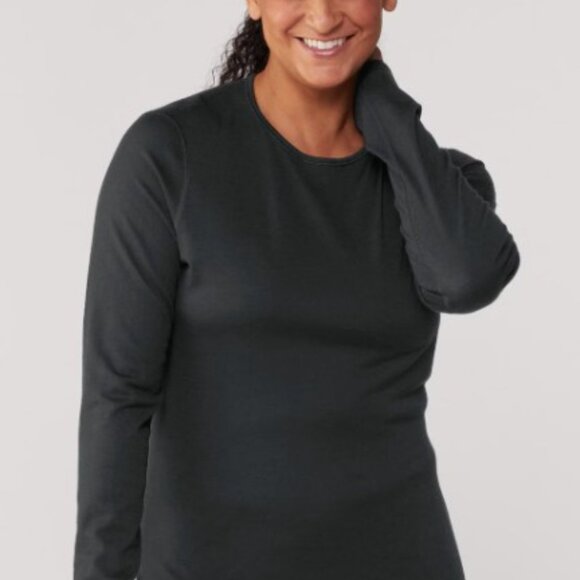 Icebreaker Merino Wool 200 Oasis Long-Sleeve Crewe Thermal Top - Women's - Picture 1 of 3